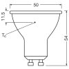 Luminaires Osram GU10 6.9 Watt blanc chaud 580 Lumen