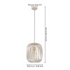 Suspension Eglo ROMAZZINA Sable, 1 lumière