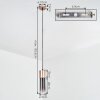 Dulcita Suspension, Suspension Brun, 1 lumière
