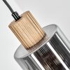 Mador Suspension, Suspension Écru, Noir, 1 lumière