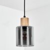 Mador Suspension, Suspension Écru, Noir, 1 lumière