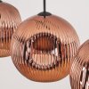 Ripoll Suspension, Boule lumineuse, Suspension Cuivré, 3 lumières