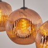 Ripoll Suspension, Boule lumineuse, Suspension Cuivré, 3 lumières