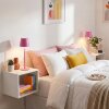 Salgadinho Lampe de table d'extérieur, Lampe à poser LED Rose, 1 lumière