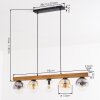 Gastor Suspension, Boule lumineuse, Suspension Écru, Noir, 5 lumières