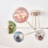 Gastor Plafonnier, Boule lumineuse 80 cm Sable, 6 lumières