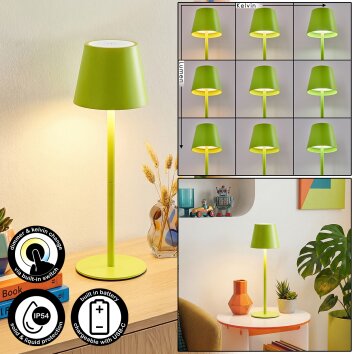 Salgadinho Lampe de table d'extérieur, Lampe à poser LED Vert, 1 lumière
