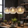 Ripoll Suspension, Boule lumineuse, Suspension Clair, Fumé, 3 lumières