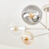 Gastor Plafonnier, Boule lumineuse 80 cm Sable, 6 lumières