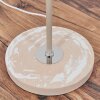 Ganik Lampadaire Chrome, Sable, 1 lumière
