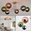Gastor Plafonnier, Boule lumineuse 80 cm Sable, 6 lumières