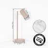Javel Lampe de bureau, Lampe à poser LED Sable, Blanc, 1 lumière