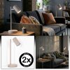 Javel Lampe de bureau, Lampe à poser LED Sable, Blanc, 1 lumière