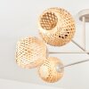Basto Plafonnier, Boule lumineuse Sable, 6 lumières