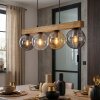 Gastor Suspension, Boule lumineuse, Suspension Écru, Noir, 4 lumières