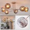 Ripoll Plafonnier, Boule lumineuse Sable, 6 lumières