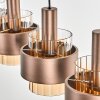 Traak Suspension, Suspension Bronze, Noir, 4 lumières