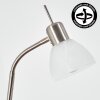 Arcen Lampadaire LED Nickel mat, 2 lumières