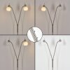 Sarel Lampadaire LED Nickel mat, 2 lumières