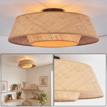 Orvex Plafonnier Noir, 1 lumière