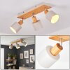 Olaris Plafonnier, Spot de plafond Chrome, Gris, Écru, 3 lumières