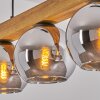 Koyoto Suspension, Boule lumineuse, Suspension Écru, Noir, 5 lumières