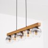Koyoto Suspension, Boule lumineuse, Suspension Écru, Noir, 5 lumières