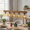 Koyoto Suspension, Boule lumineuse, Suspension Écru, Noir, 5 lumières