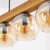 Koyoto Suspension, Boule lumineuse, Suspension Écru, Noir, 5 lumières