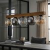 Koyoto Suspension, Boule lumineuse, Suspension Écru, Noir, 5 lumières