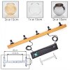 Koyoto Suspension, Boule lumineuse, Suspension Écru, Noir, 5 lumières