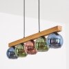 Koyoto Suspension, Boule lumineuse, Suspension Écru, Noir, 5 lumières