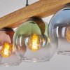 Koyoto Suspension, Boule lumineuse, Suspension Écru, Noir, 5 lumières