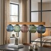 Koyoto Suspension, Boule lumineuse, Suspension Écru, Noir, 5 lumières