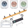 Koyoto Suspension, Boule lumineuse, Suspension Écru, Noir, 5 lumières