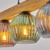 Koyoto Suspension, Boule lumineuse, Suspension Écru, Noir, 5 lumières