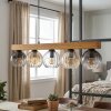 Koyoto Suspension, Boule lumineuse, Suspension Écru, Noir, 5 lumières