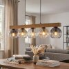 Koyoto Suspension, Boule lumineuse, Suspension Écru, Noir, 5 lumières