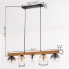 Koyoto Suspension, Boule lumineuse, Suspension Écru, Noir, 5 lumières