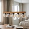 Koyoto Suspension, Boule lumineuse, Suspension Écru, Noir, 5 lumières