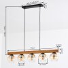Koyoto Suspension, Boule lumineuse, Suspension Écru, Noir, 5 lumières