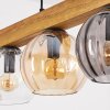 Koyoto Suspension, Boule lumineuse, Suspension Écru, Noir, 5 lumières