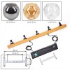 Ripoll Suspension, Boule lumineuse, Suspension Écru, Noir, 5 lumières