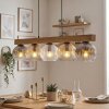 Ripoll Suspension, Boule lumineuse, Suspension Écru, Noir, 5 lumières