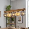 Ripoll Suspension, Boule lumineuse, Suspension Écru, Noir, 5 lumières
