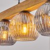 Ripoll Suspension, Boule lumineuse, Suspension Écru, Noir, 5 lumières
