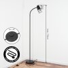 Kolin Lampadaire Noir, 1 lumière
