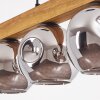 Ripoll Suspension, Boule lumineuse, Suspension Écru, Noir, 5 lumières