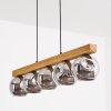 Ripoll Suspension, Boule lumineuse, Suspension Écru, Noir, 5 lumières