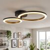 Tulor Plafonnier LED Noir, 1 lumière